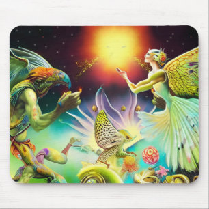 Mousepad Um Tempo de Pintura de Óleo Recompensa