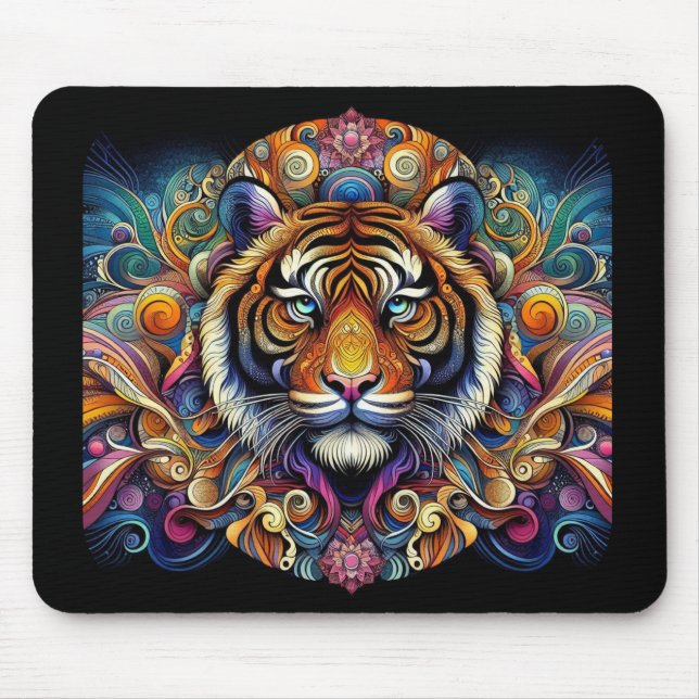 Mousepad Um tigre majestoso - Pad do mouse (Frente)