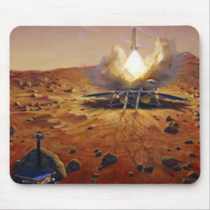 Mousepad Um veículo em subida de Marte