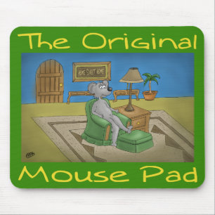 Mousepad Um verde original do tapete do rato