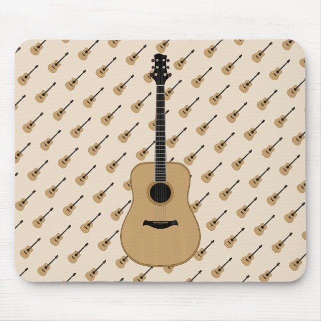Mousepad Um violão adorável (Frente)