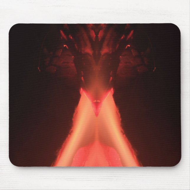 Mousepad Um vulcão de fogo (Frente)