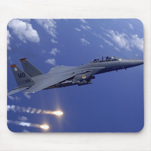 Mousepad Uma Águia de Greve da Força Aérea F-15E (Frente)