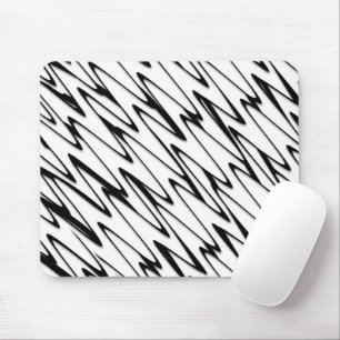Mousepad Uma Arte Moderna de Linha Energética de Abstrato