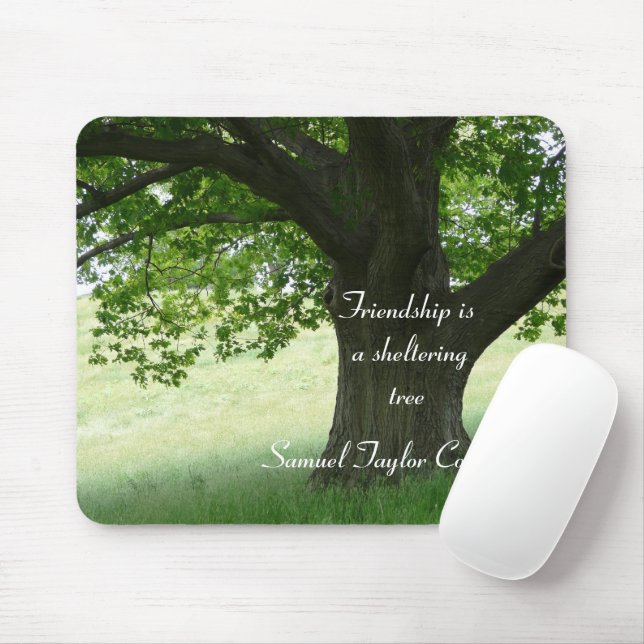 Mousepad Uma Árvore que Abriga - com Citação (Com mouse)