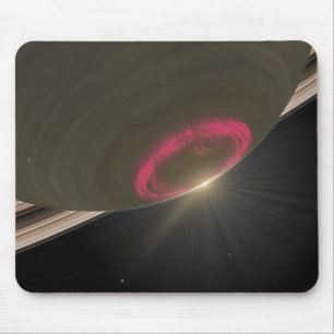 Mousepad Uma aurora vermelha-cereja