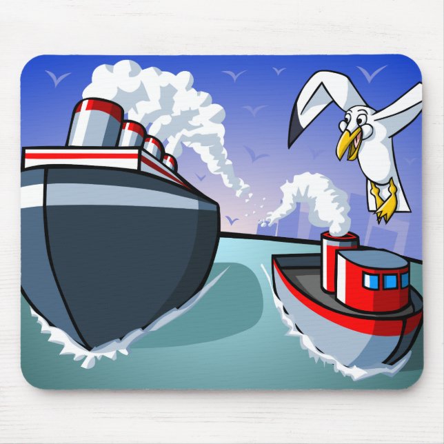 Mousepad Uma aventura oceânico (Frente)