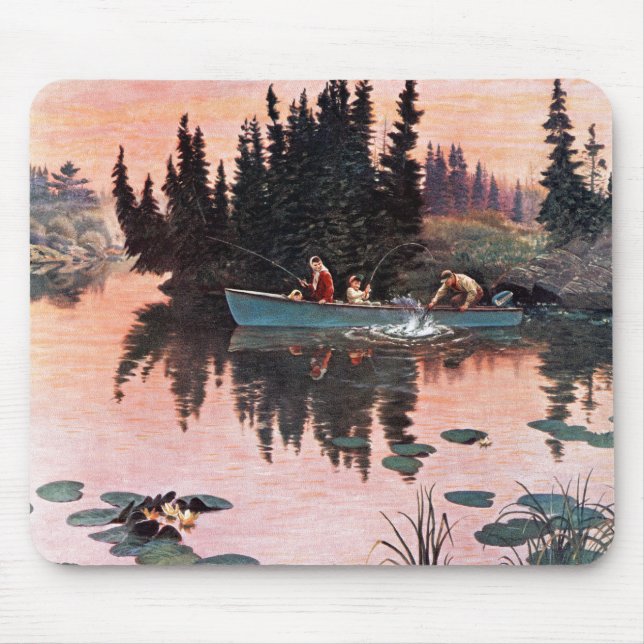 Mousepad Uma Bela Captura de John Clymer (Frente)