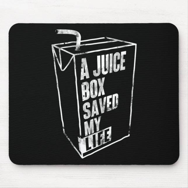 Mousepad Uma Caixa De Sumo Salvou Minha Vida Diabetes De Aç (Frente)