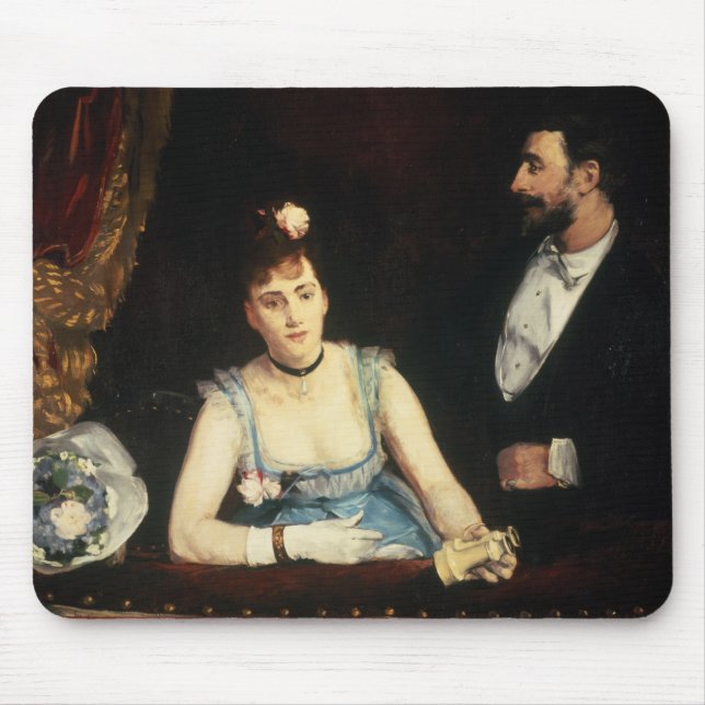 Mousepad Uma caixa no teatro dos italianos, 1874 (Frente)