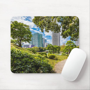 Mousepad Uma caminhada pelos jardins de Hama Rikyu, Tóquio