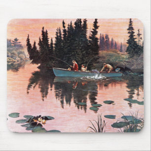 Mousepad Uma captura fina por John Clymer
