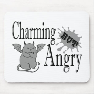 Mousepad Uma citação engraçada e encantadora do gato maldit