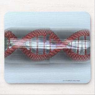 Mousepad Uma costa do ADN em uma cápsula