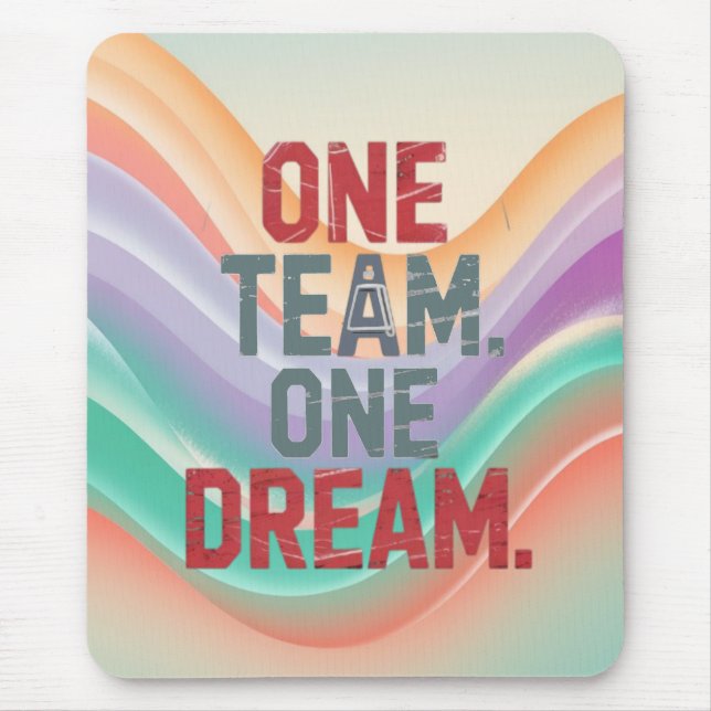 Mousepad Uma Equipe. Um Sonho 1 (Frente)
