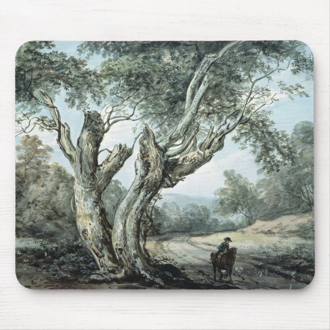 Mousepad Uma estrada através da floresta de Windsor (Frente)