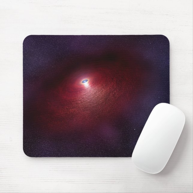 Mousepad Uma Estrela Neutrônica Com Um Disco De Poeira Quen (Com mouse)