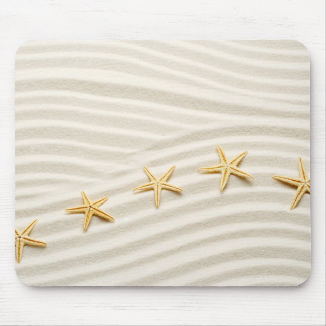 Mousepad Uma fila desenreta de peixes-starda (Frente)