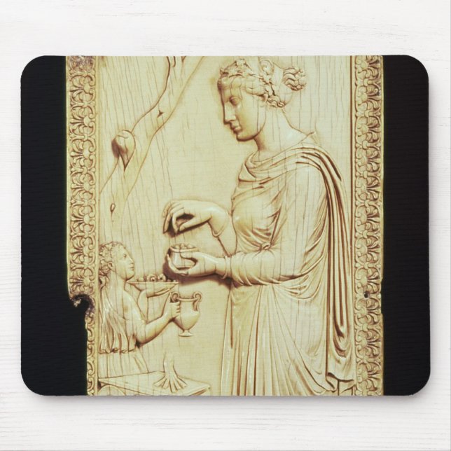 Mousepad Uma folha do Diptych de Symmachi (Frente)