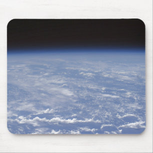 Mousepad Uma ideia oblíqua do horizonte do atmosphe da