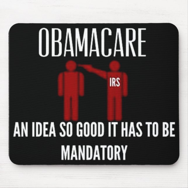MOUSEPAD UMA IDEIA TÃO BOA QUE TINHA QUE SER OBAMACARE OBRI (Frente)