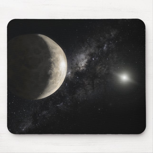 Mousepad Uma ilustração de Makemake (Frente)