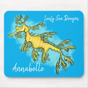 Mousepad Uma ilustração engraçada e engraçada do desenho do