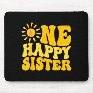 Mousepad Uma Irmã Feliz do Aniversário da Primeira Viagem a