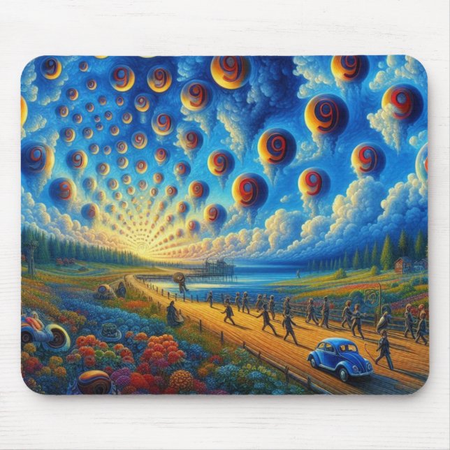 Mousepad Uma jornada surreal através do som e da visão (Frente)