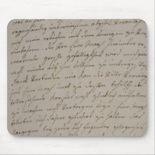 Mousepad Uma letra de Maria Theresa ao rei Frederick