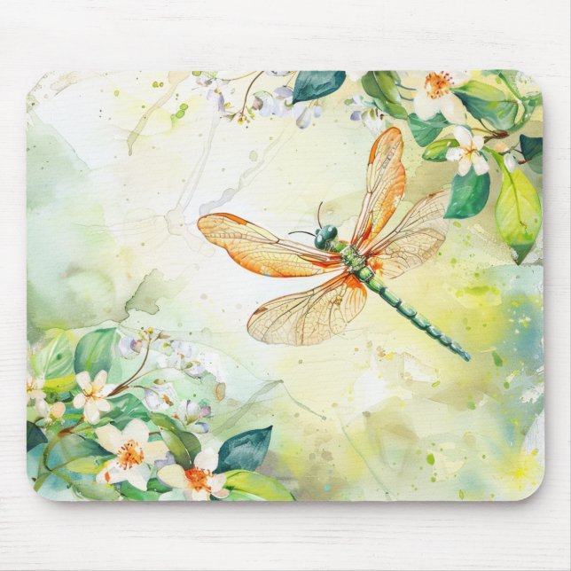 Mousepad Uma Libélula de Primavera (Frente)