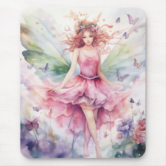 Mousepad Uma Linda Fada da Primavera (Frente)