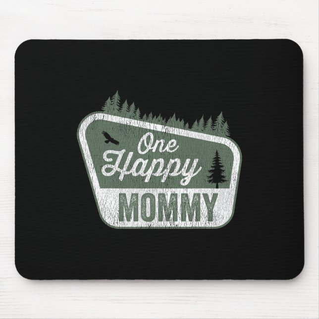 Mousepad Uma Mãe Feliz Correspondendo à Festa de Aniversári (Frente)