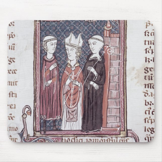 Mousepad Uma monge, um Bishop e um abade (Frente)
