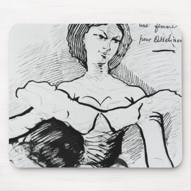 Mousepad Uma mulher para Asselineau (Frente)