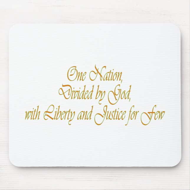 Mousepad Uma nação... (Frente)