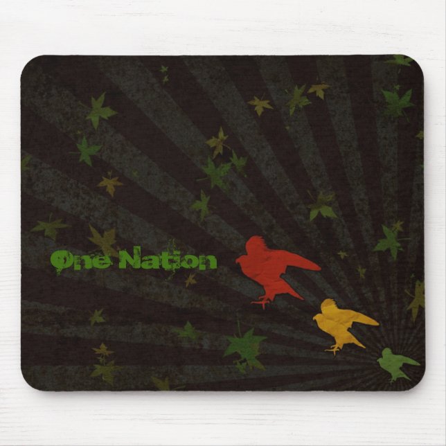 Mousepad Uma nação Rasta (Frente)