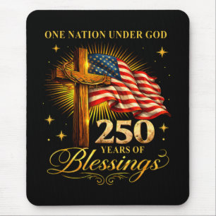 Mousepad Uma Nação Sob Deus 250 Anos