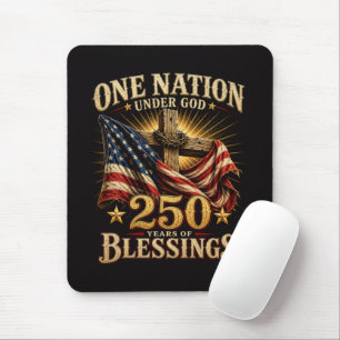 Mousepad Uma Nação Sob Deus 250 Anos