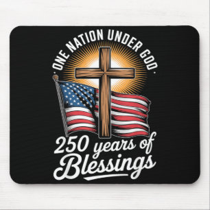 Mousepad Uma Nação Sob Deus 250 Anos Aniversário de 250 ano