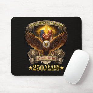 Mousepad Uma Nação Sob Deus 250 Anos Bênçãos