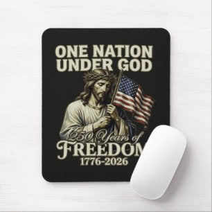 Mousepad Uma Nação Sob Deus 250 Anos Bênçãos