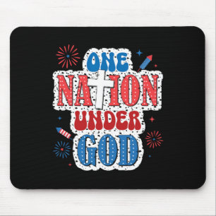 Mousepad Uma Nação Sob Deus Patriótico 4 De Julho 