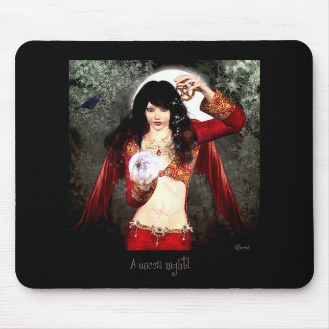 Mousepad Uma noite do wicca (Frente)