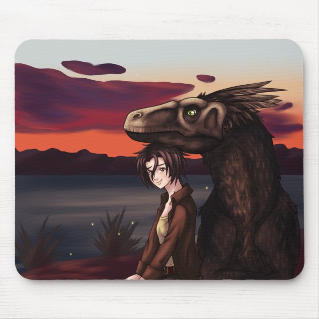 Mousepad Uma noite pacífica (Frente)