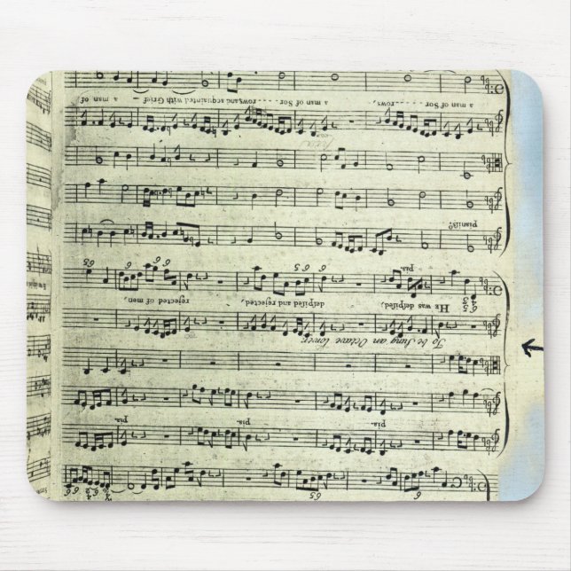 Mousepad Uma página de uma das únicas duas cópias (Frente)