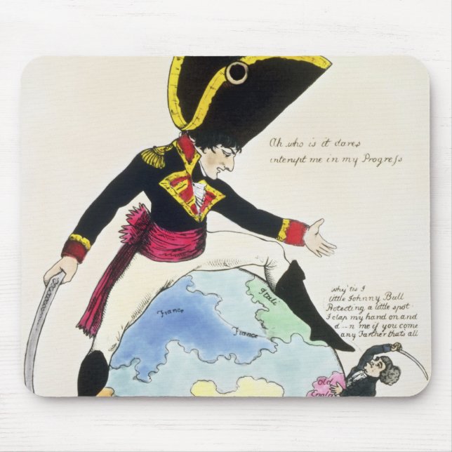 Mousepad Uma parada a um passo sobre o globo, 1803 (Frente)