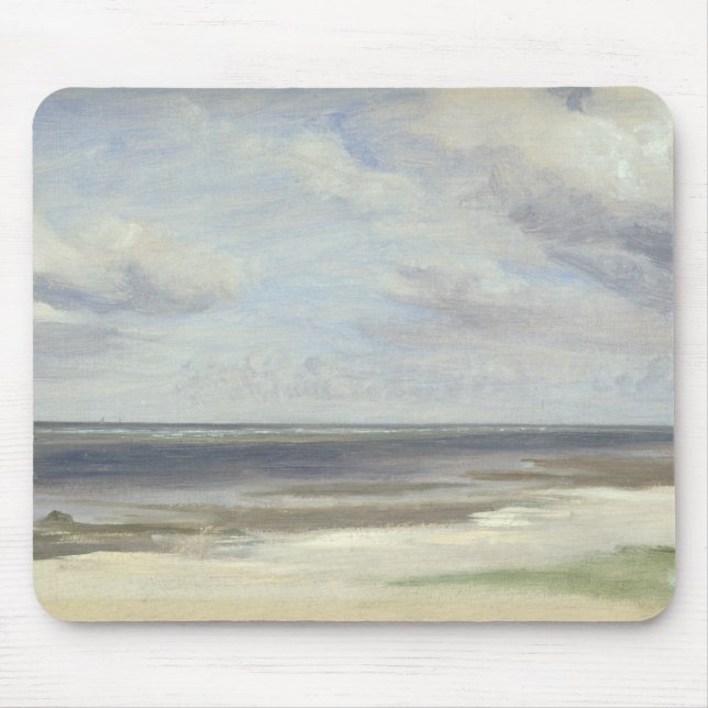 Mousepad Uma praia no mar Báltico em Laboe, 1842 (Frente)