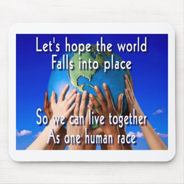 Mousepad Uma raça humana (Frente)