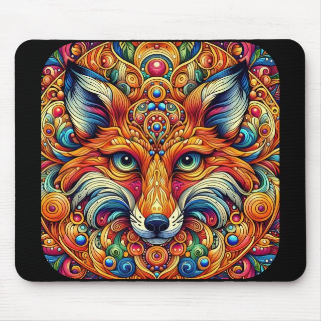 Mousepad Uma Raposa Majestosa - Pad Do Mouse (Frente)